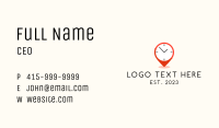 Location Time Business Card Image Preview