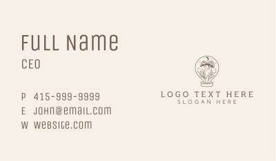 Holistic Natural Mushroom  Business Card Image Preview