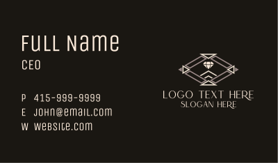 Diamond Jewelry Badge  Business Card Image Preview