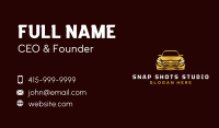 Sedan Auto Detailing Business Card Image Preview