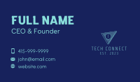 Minimalist Triangle Letter Business Card Image Preview