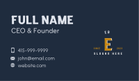 Ball Game Training Lettermark Business Card Image Preview