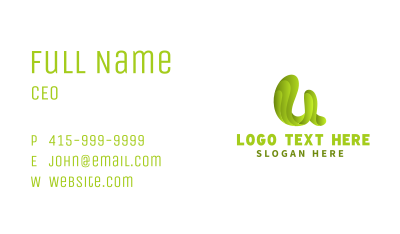 Gradient Wellness Spa Business Card Image Preview