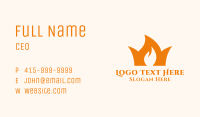 Flame Crown Royalty Business Card Image Preview