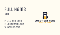 Bear Beer Drink Business Card Image Preview