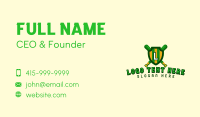 Baseball Shield League Business Card Design