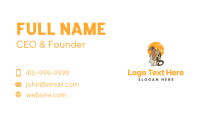 Animal Pet Sunset Business Card Image Preview