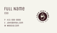 Sweet Chocolate Drink Business Card Image Preview