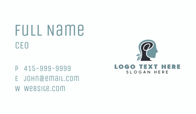 Mental Health Psychology Business Card Image Preview