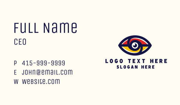 Security Eye Camera  Business Card Design Image Preview