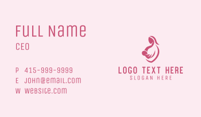 Child Mom Breastfeed Business Card Image Preview