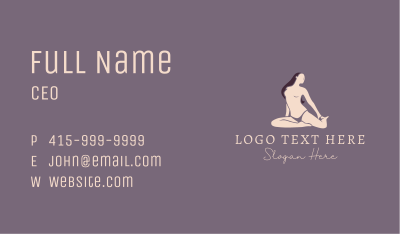 Nude Sexy Woman  Business Card