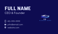 Car Wave Cleaning Business Card Image Preview