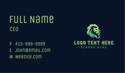 Lion King Gaming Business Card Image Preview