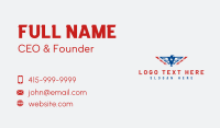 Eagle Patriot Wings Business Card Image Preview