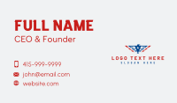 Eagle Patriot Wings Business Card Preview