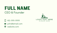 Lawn Mower Landscaper Business Card Image Preview