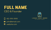 Gold Mansion Palm Arch Business Card Image Preview