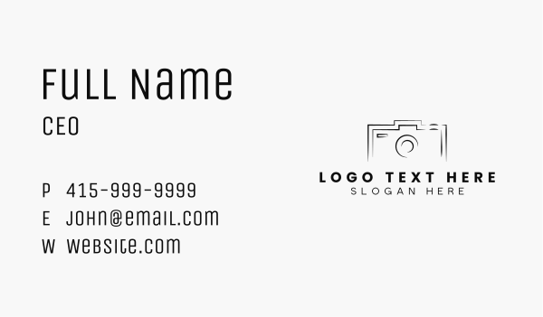 Camera Video Studio Business Card Design Image Preview