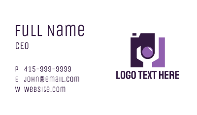 Wrench Camera Media Business Card Image Preview