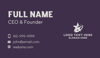 Star Swoosh Agency Business Card Design