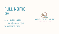 Crochet Heart Yarn Business Card Image Preview