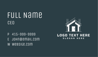Modern House Architecture Business Card Image Preview