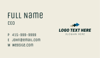 Logistics Arrow Wordmark Business Card Image Preview