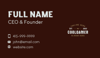 Generic Business Wordmark Business Card Image Preview