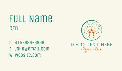 Lifestyle Wellness People Business Card Image Preview