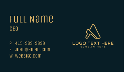 Creative Studio Letter A Business Card Image Preview