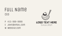 Panda Asian Noodle Business Card Image Preview