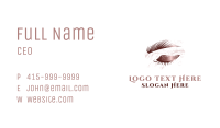 Eyebrow Eyelashes Beauty Business Card Image Preview