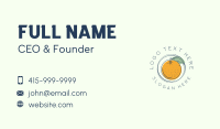 Orange Fruit Orchard Business Card Preview