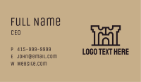 Industrial Arch Building  Business Card Image Preview