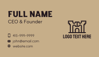 Industrial Arch Building  Business Card Design