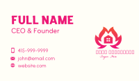 Burning House Flame Business Card Image Preview