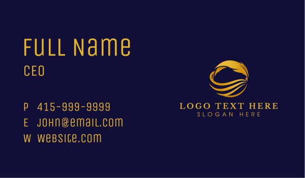 Quill Feather Writing Business Card Design Image Preview