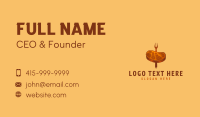 Steak Fork Grilling Business Card Preview