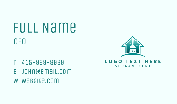 House Broom Sweep Cleaning Business Card Design Image Preview