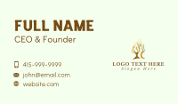 Natural Tree Head Business Card Image Preview