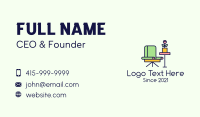 Home Lounge Furniture Business Card Design