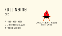 Hot Grill Restaurant  Business Card Image Preview