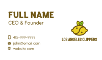 Yin Yang Lemon Fruit  Business Card Image Preview