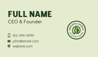 Plant Leaf Gardening Business Card Image Preview