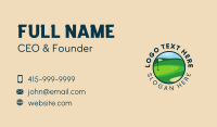 Golf Course Badge Business Card Preview