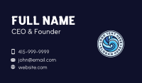 Aquatic Ocean Wave  Business Card Preview