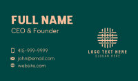 Craftsman Textile  Business Card Image Preview