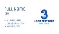 Blue Lab Number 3 Business Card Image Preview