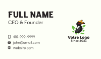 Tropical Hornbill Bird Business Card Image Preview